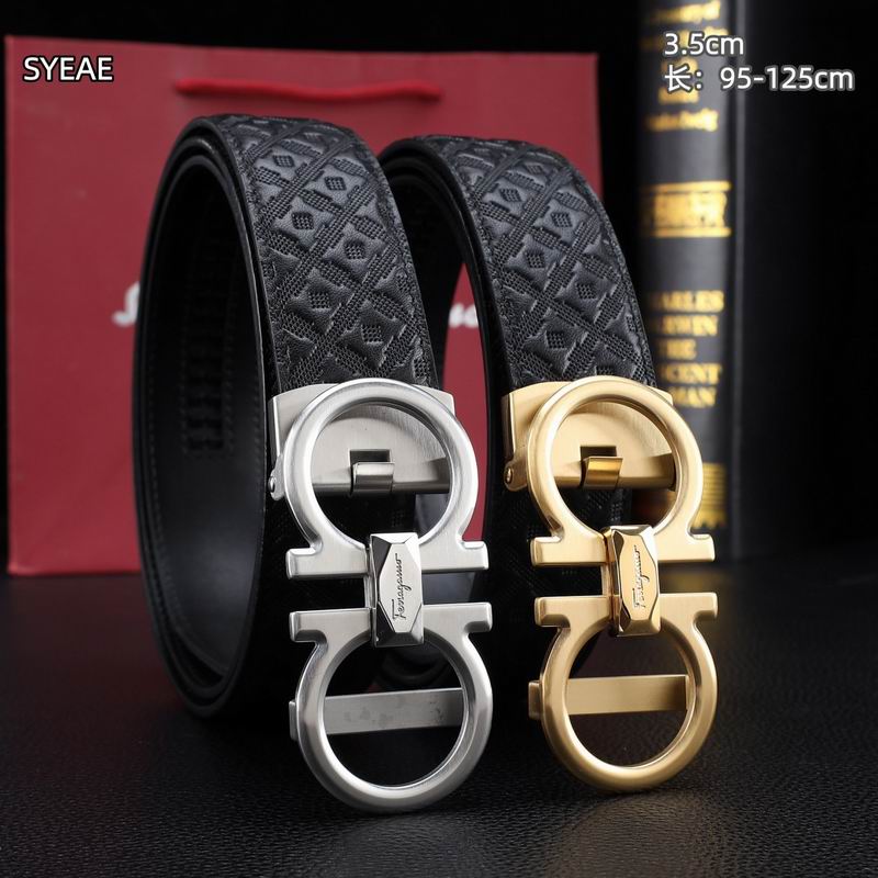 Ferragamo belt自动带 35mmX95-125cm 8L241